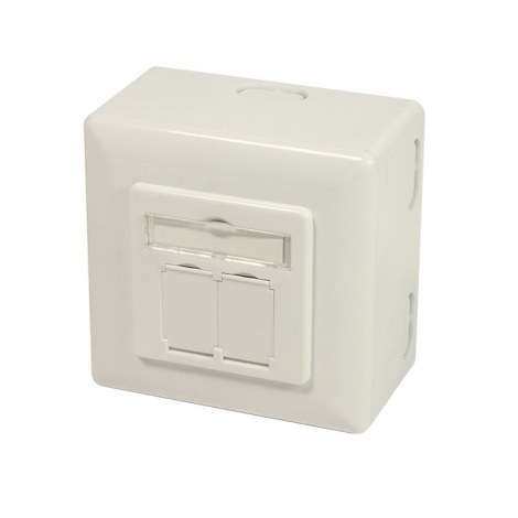 Logilink | NP0006A Wall Outlet | Pure White | Metal die-cast housing with strain relief - 2